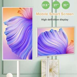 Nuovo Smart TV Android 2026 da 32 Pollici con Display LCD 4K, CPU Octa-Core, Batteria a Lunga Durata e Fotocamera Integrata per Live Show - Product Image 6