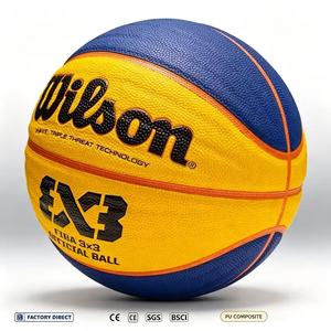 Balón de Baloncesto <span class=keywords><strong>Wilson</strong></span> Evolution para Hombre, Talla 7, Interior/Exterior, Personalizado, Cubierta de PU, Duradero, Ligero, Resistente al Agua - Product Image 1