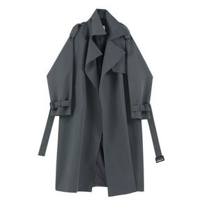 Abrigo de Gabardina de Estilo Británico Elegante de Nuevo Diseño de Otoño, Abrigo Cortavientos de Cintura Alta de Longitud Media para Mujer, Abrigo Informal Entallado - Product Image 2