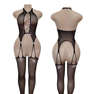 Vente en gros de vêtements de spectacle extensibles en strass pour salle de bal sans manches - Product Image 2