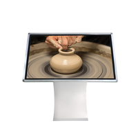 Kiosque d'affichage numérique interactif tactile autonome de 32 pouces tout-en-un pour intérieur, écran d'accueil, OEM SDK, 1 an, métal