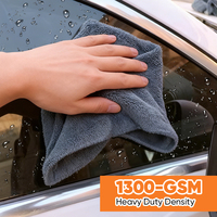 Chiffon de nettoyage en gros, lavage de voiture, microfibre, serviettes en microfibre pour voiture 600 g/m², 40x60, produits de détail 600 g/m²