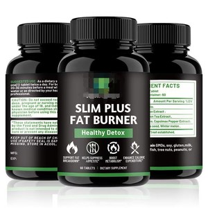 Compresse <span class=keywords><strong>Dimagranti</strong></span> Naturali a Base di Erbe, Prodotto per la Perdita di Peso, Brucia Grassi Rapido e Potente, Pillole Slim Plus in Capsule - Product Image 2