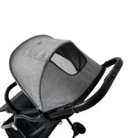 Poussette de voyage portable pour bébé nouveau-né personnalisée 2 en 1 avec poignée réversible, poussette de luxe