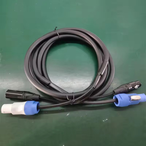 Câble <span class=keywords><strong>Combo</strong></span> DMX512 3*1.5mm² avec Connecteurs <span class=keywords><strong>XLR</strong></span> 3 Broches + True1 Mâle/Femelle pour Éclairage de Scène Intégré - Product Image 3