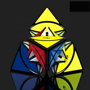 Sản Phẩm Mới Qiyi Đồng Xu <span class=keywords><strong>Tetrahedron</strong></span> Pyraminx Khối Lập Phương Ma Thuật Tốc Độ Trơn Bằng Nhựa Đồ Chơi Xếp Hình Cho Trẻ Em - Product Image 5