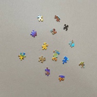 Table de puzzle pliable en bois de haute qualité, portable, 1500 pièces, surface en feutre antidérapante, avec 4 tiroirs