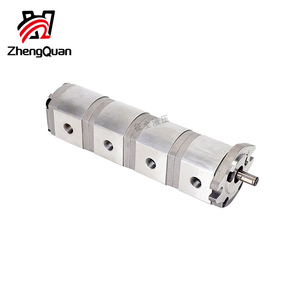 Pompe à huile à engrenages multi-étages quadruple Zhengquan HGP-1111A, pompe à huile à engrenages haute pression, pompe à huile à engrenages hydraulique, usine <span class=keywords><strong>RTS</strong></span> - Product Image 3