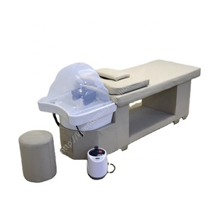KISEN Silla de Lavado de Cabello para Salón de Belleza, con Masaje y Terapia de Agua, Cama de Champú y Masaje con Lavabo, en Oferta - Product Image 1