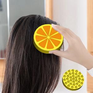 OEM & ODM cepillo de pelo 70*27mm Nouveau design Épurateur de <span class=keywords><strong>cuir</strong></span> <span class=keywords><strong>chevelu</strong></span> sans BPA Brosse à <span class=keywords><strong>shampoing</strong></span> en silicone pour bébé Brosse à cheveux masseur de <span class=keywords><strong>cuir</strong></span> <span class=keywords><strong>chevelu</strong></span> - Product Image 3