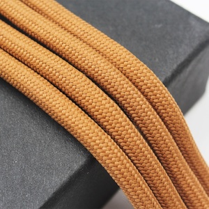 대량 주문 브라운 라운드 실리콘 코팅 엔드 Drawstring 코드 후드 - Product Image 3