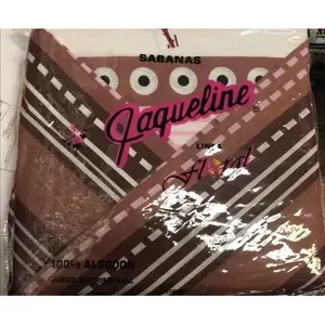 Juego de Sábanas Florales Jaqueline 100% Algodón, Tamaño Individual, Estampado con Motivos Vegetales, para Uso Doméstico - Product Image 4