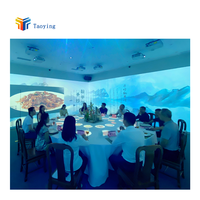 Oeil nu 3D Holographique Restaurant Projecteur 3D Mur KTV Bar Mariage Holographique Projecteur Interactif Projection Holographique