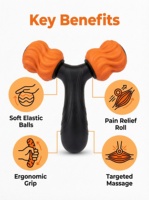 Masseur de cou et de mains en plastique en forme de Y pour usage domestique, confortable et pratique