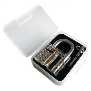 Outils de serrurier, <span class=keywords><strong>cadenas</strong></span> <span class=keywords><strong>transparent</strong></span> d'entraînement - Product Image 1