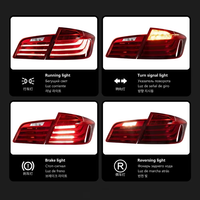 Luces Traseras HETOP F10 2010-2018, Blancas Claras, Serie 5, 520i M5, Diseño Venom Modificado, G30 G38, Lámpara Trasera LED DRL para BMW