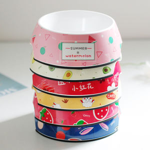 Melamina de aço inoxidável para cachorro, aço inoxidável, luxuosa, cão, comida, tigela personalizada, impressão de logotipo, cão, gato, bacia de animal de estimação - Product Image 6