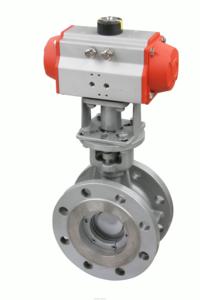 Válvula de Mariposa Neumática COVNA con Extremo de Brida ANSI DN50, Acero Inoxidable 304, AC220V, Construcción de Asiento Metálico - Product Image 3