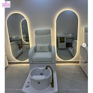 2025 Speway yeni varış hottest salon manikür pedikür sandalyeler salon için güzel pembe pedikür sandalyeler lüks - Product Image 5