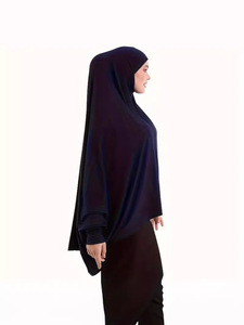 เสื้อคลุมมุสลิมสีทึบใหม่ - Product Image 3