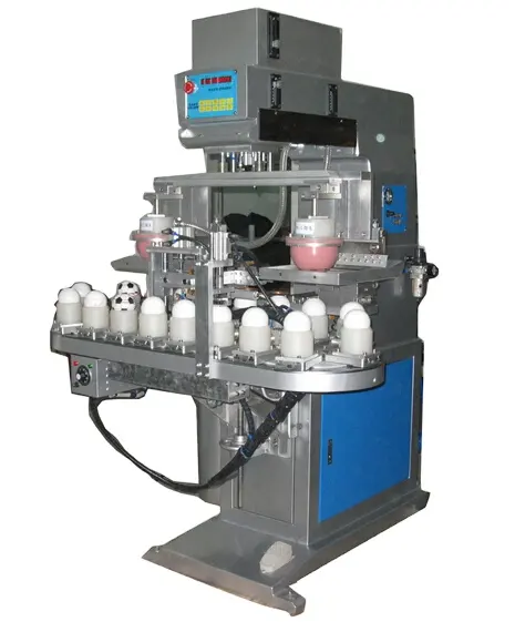 Rotação automática Rubber Ball Pad Printer Machine Solução de impressão eficiente para várias aplicações