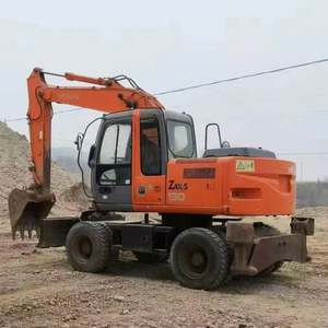 Excavadora de Ruedas Hitachi ZX130 Multifuncional Usada con Martillo/Grapa, para Silvicultura/Infraestructura, Marca OEM Disponible - Product Image 3