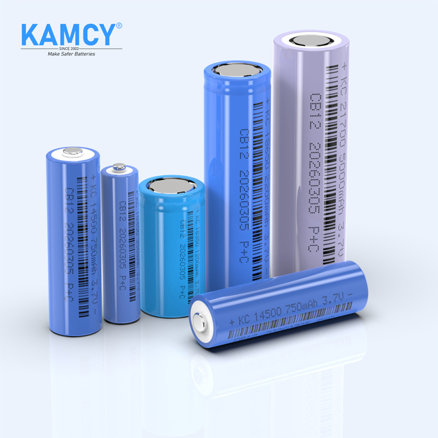 OEM Rechargeable Lithium Battery 14500 AA 10400 AAA 1.5V 750mAh Cylindrical Li Ion Battery 18350 18650 21700
