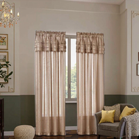 Vente chaude 100% Polyester Voile Sheer Rideau Usine Directe Solide Rideau Tissu Soild Couleur Soild