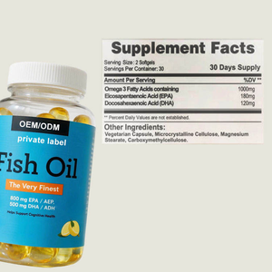 น้ำมันปลาทะเลน้ำลึก 800 มก. <span class=keywords><strong>EPA</strong></span> <span class=keywords><strong>500</strong></span> มก. DHA แบรนด์ส่วนตัว รับผลิตแบบ OEM ODM สำหรับผู้ใหญ่ - Product Image 2