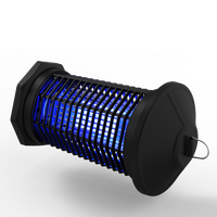 Lampe anti-moustiques électrique haute tension IPX4waterproof 4000 v lumière UVA tueur de moustiques