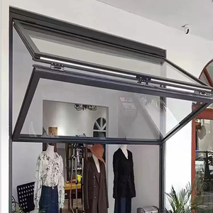 Hiện đại bền nhôm hợp kim Tempered Kính Gấp cửa ra vào và cửa sổ dọc mở mô hình dễ dàng để mở lên và xuống - Product Image 1