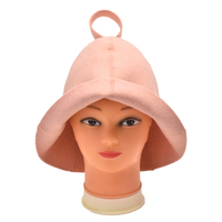 Chapeau de sauna en laine naturelle 100% pour hammam turc et casquette thermique traditionnelle russe Banya