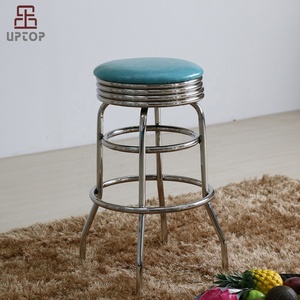 Taburete de Bar Estilo <span class=keywords><strong>Diner</strong></span> - Vintage Restaurante Americano Años 50, Sillas de Bar Estilo <span class=keywords><strong>Diner</strong></span>, Silla de Restaurante - Product Image 3