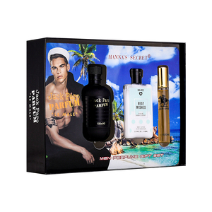 Nueva Llegada Árabe Eau De Toilette Colonia Set <span class=keywords><strong>Original</strong></span> al por mayor Marca 3PCs Hombres Perfume Sets de <span class=keywords><strong>regalo</strong></span> Forma de aerosol - Product Image 1