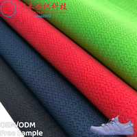 Tissu jacquard tricoté extensible respirant teint 270 GSM pour doublure de vêtements, chaussures, textile de maison et oreillers