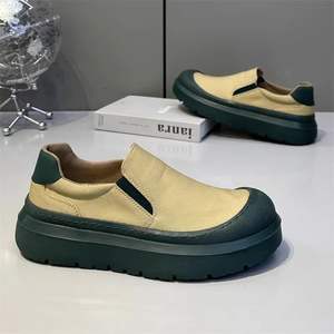 Men's Comfortable Soft Sole Lightweight Minimalist Non <b>Slip</b> Flat <b>Slip</b>-<b>on</b> Breathable Slow <b>Running</b> Casual Walking Style <b>Shoes</b> - Product Image 5