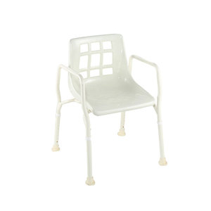 Foxconn <b>Adjustable</b> Shower <b>Stool</b> With Backrest 130 Lbs Capacity For Elderly Disabled Pregnant Women - Product Image 4