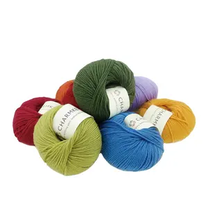 Fil de laine au Crochet 100% super-lavage, prix de gros, 100g, fil à tricoter pour la couture