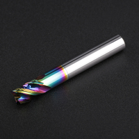 Fresa de borde corto Lucas para aluminio, de carburo, 3 filos, de extremo cuadrado, de aleación de tungsteno-cobalto, sin recubrimiento, ODM/OEM, para máquina CNC