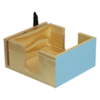 Boîte à serviettes en bois pour hôtel et restaurant, porte-serviettes en bois massif durable, organisateur de rangement pour serviettes de table de café