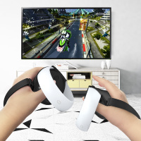 Étui de protection en silicone pour Oculus Quest 2 VR, compatible avec les manettes de jeu de réalité virtuelle, accessoires