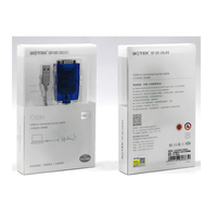 Cable Convertidor UOTEK USB 2.0 RS232 RS485 RS422 con Blindaje Trenzado, Transferencia de Datos de Alta Velocidad, Conectores DB9, Full/Half Duplex UT-8890