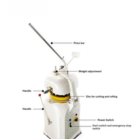 Machine semi-automatique CE pour la découpe de pâte à pizza et la mise en boule de la pâte / Diviseuse et bouleuse de pâte pour boulangerie à vendre aux Philippines