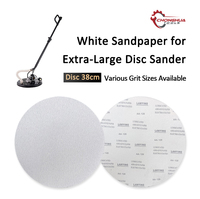 Papier abrasif rond extra-large, diamètre 11 pouces (380 mm), grain 60-800, dureté 53-64 HRC, abrasif, environ. Épaisseur de 0,6 mm