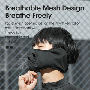 WEST BIKING Masker Ski Musim Dingin 3D Penutup Setengah Wajah untuk Bersepeda Sepeda Motor Pelindung Telinga Termal Perlengkapan Olahraga <span class=keywords><strong>Filter</strong></span> Debu - Product Image 5