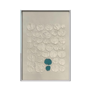 Nature morte abstraite Wabi Sabi, art mural pour hôtel, 100% fait main, toile acrylique originale, texture 3D, minimalisme, salons, chambres à coucher - Product Image 6