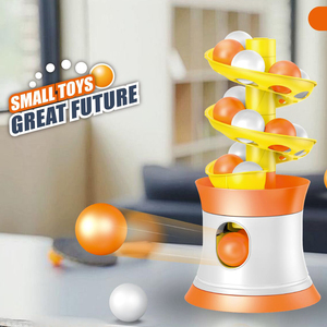 Machine d'entraînement de tennis de table pour enfants JinYing, jouet sportif en plastique orange alimenté par batterie - Product Image 2