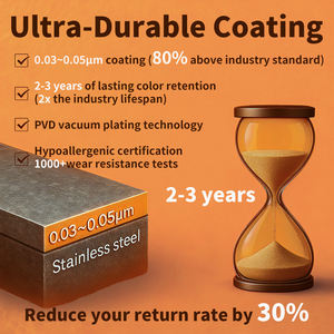 שרשרת מתכת נירוסטה אישית זהב 18k בהתאמה אישית שרשרת סיטונאית שרשרת תכשיטים דקורטיביים מרכיב עבור עיצוב תכשיטים אופנה - Product Image 4