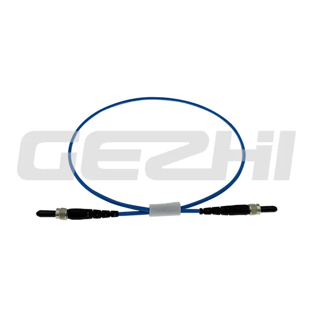 Kabel patch serat optik SMA-905 dengan konektor FMMA TIA / IEC sesuai