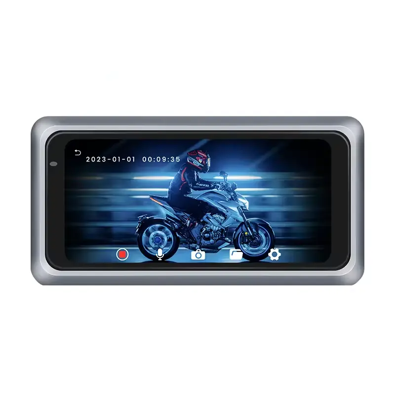 Yüksek kaliteli motosiklet 6.25 inç GPS Carplay Android otomatik ekran